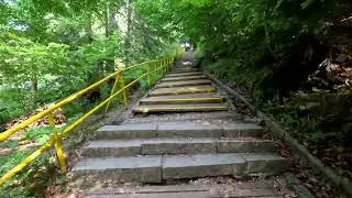 A walk in Vitosha Park in Bulgaria near Zlatnite Mostove (Golden Bridges)