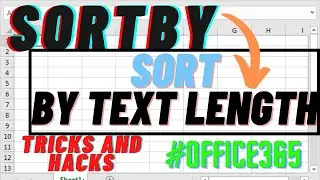 SORTBY: Sorting by Text Length || Sortby Tricks and Hacks #shorts