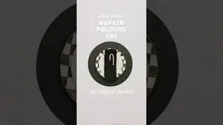 How to Fold a Napkin: Angled Pocket Fold