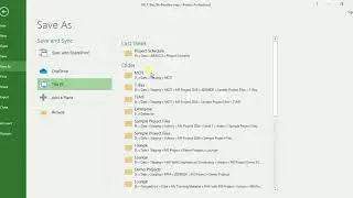 How to save MS Project file (*.mpp) as PDF   طريقة تخزين ملف بروجكت بصيغة