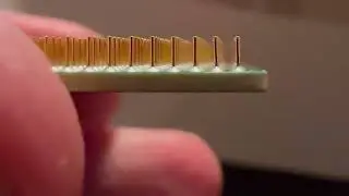 Repairing bent pins on a Socket-478 Intel CPU from 2006 🔍🤏