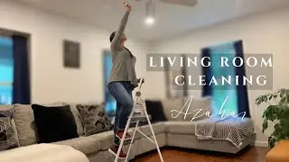 ✨Living Room Deep Cleaning For A Sparkling Home [ Step by Step  Homemaker Vlog]