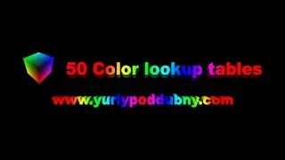 50 additional Color Lookup presets for Photoshop