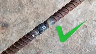 Steel bar , two powerful joint welding tricks that few people know about