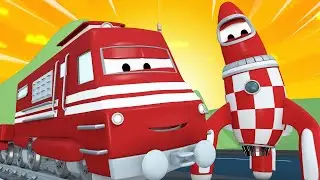 Train for kids -  Rocket away  - Troy The Train in Car City