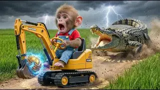 🔥 Monkey DLuffy Digs a Fish Pond&hellip; Then a Crocodile Suddenly Appears! 🐊😱