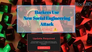 Fake Browser Update Trap - Educational Ethical Hacking awareness | BlackBD