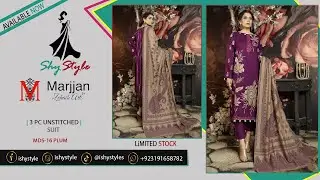 Marjjan Plum 3 Piece | Pakistani Branded Dress | #ShyStyle | Summer Collection 2022 | #shoppingvlog