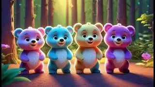 Six Baby Bears Learn Left and Right | Direction Song for Kids | Educational Nursery Rhyme