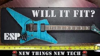 Уместите гитару Charvel Star в футляре ESP!