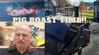 Fall Pig Roast in WV for 93 Year Old Dad