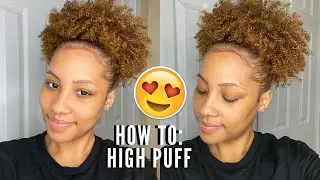 SLEEK HIGH PUFF ON SHORT/MEDIUM LENGTH HAIR