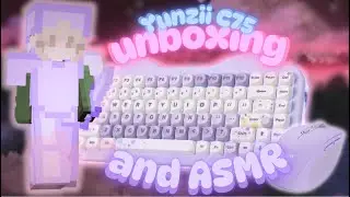 Unboxing the YUNZII C75 CAKE KEYBOARD!!! | ASMR