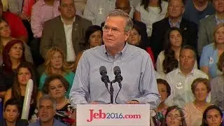 Jeb Bush touts leadership in bid for president