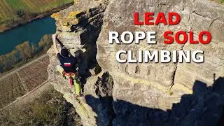 Lead Rope Solo Climbing Hessigheim Classics 12: Neckarblick