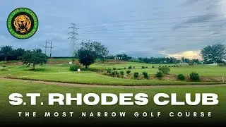 #2 THE MOST NARROW GOLF COURSE! - review 9 hole STRC Golf Course with beginner golfer.