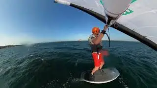 Wing Foiling Downwinder from Lagoa Azuli to Lagoa Paraiso inland from Prea NE Brazil