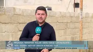 Pirşağıda nahamar yolla gediş gəlişi çətinləşdirir