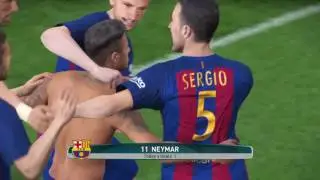 PES 17 neymar free kick