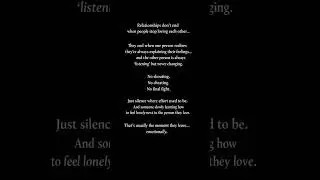 Silence is not always peace... #marriagetips #emotionaldistance #loveandeffort #healing #heartbreak