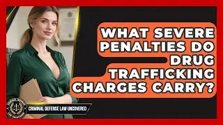 What Severe Penalties Do Drug Trafficking Charges Carry? - Criminal Defense Law Uncovered