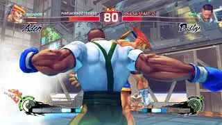 Ultra Street Figther 4 - Adon - Gameplay