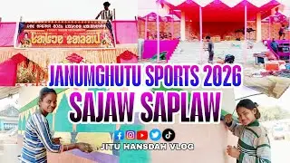 Janumghutu sports 2026 | Sajaw Saplaw | Tribal Sports Festival | Jharkhand/Jitu Hansdah Vlog