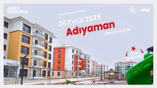 Adıyaman Deprem Konutları Kura &Ccedil;ekimi