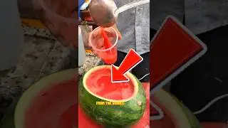Watch How This Vendor Turns a Whole Watermelon into Juice&mdash;Street Style!