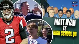 Matt Ryan vs a high school QB ... he DID NOT take it easy on him 😅 | NFL Today+