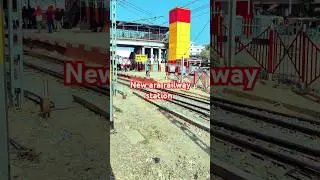 New ara railway station🚦 #train #ara #ararailwaystation #railway