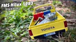 RC Running 🚗💨 การเดินทางของฉัน FMS Toyota Hilux 1983 [Uncut]