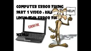Computer Error Fix Part 1: Kali linux FSCK initramfs error