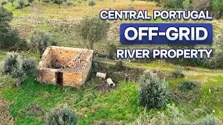 &euro;16.500🌿🏡 Rustic River Farm of 12,640 m&sup2; for sale | Central Portugal 🏡🌿