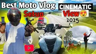 My Most Affordable Phone Motovlogging Setup | How to mount Mobile on Helmet | How to Start Motovlog