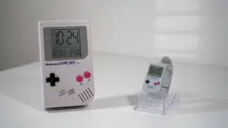 A Great Gift for Nintendo Fans! Gameboy Clock and Watch Set