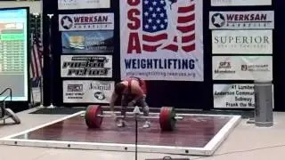 Thomas Braddy 196 Clean and Jerk (193 Collegiate Record)