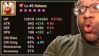 SUMMONERS WAR: FORGET SHIELDS.  I WANT MAX DAMAGE WITH HELENA!
