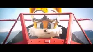 Knuckles use your strength too... Jump off the plane...