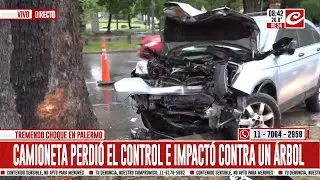 Impresionante choque en el barrio porte&ntilde;o de Palermo: hay un herido