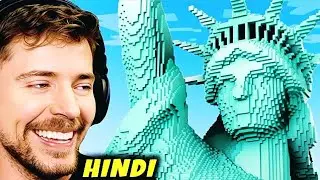 We Built New York In Minecraft MrBeast Hindi Dubbed Video Mrbeast gaming