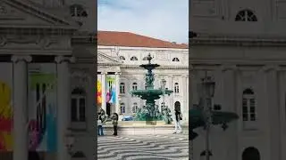 The Rossio is the popular name of the King Pedro IV Square in the city of Lisbon, in Portugal.