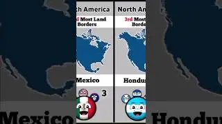 Top 5 Most Land Borders countries in North  America 🌎  #economy #money #bitcoin #finance #news