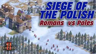 Romans Crush the Poles in a Brutal Battle  Age of Empires 2 DE