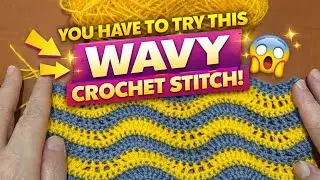 You have to try this | Crochet Wavy Stitch