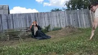 Summer fantasy photo shoot Behind the scene.