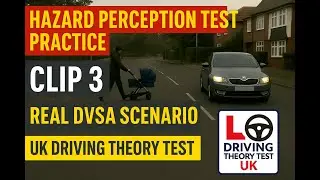 Hazard Perception Test Practice Clip 3 – Real DVSA Style Scenario | UK Driving Theory 2025