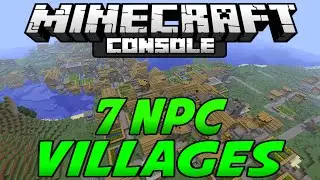 Minecraft PS3 & Xbox 360 - 7 NPC Villages! - TU25 Seed Review - (PS4/XboxOne/PSVita)