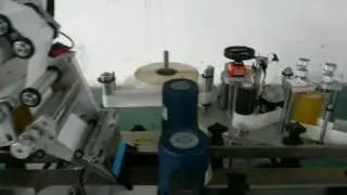 video for square cup top surface labeling machine