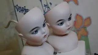 Replica antique doll Bru Jne 13 made by Lozhkina Antonina